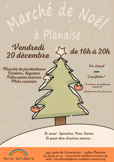 Marché de Noël de Terre Solidaire