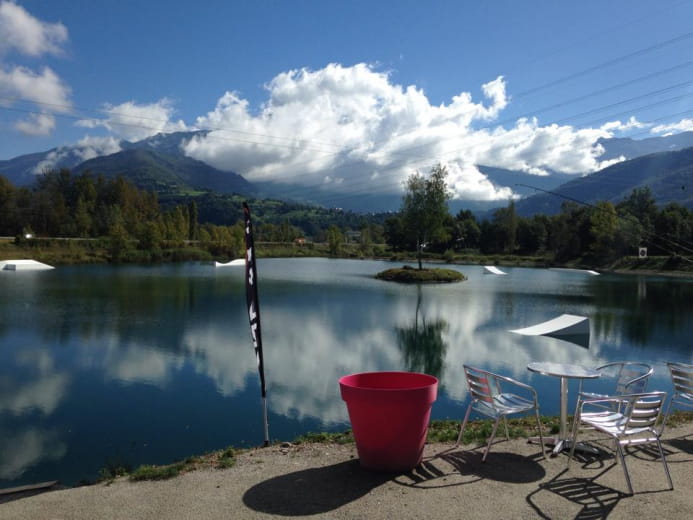 téléski nautique Aiton - Chamousset