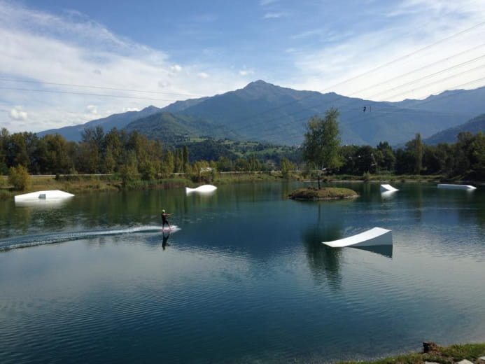 téléski nautique Aiton - Chamousset