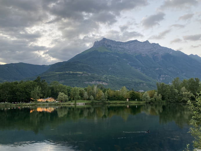 Plage du lac de Carouge